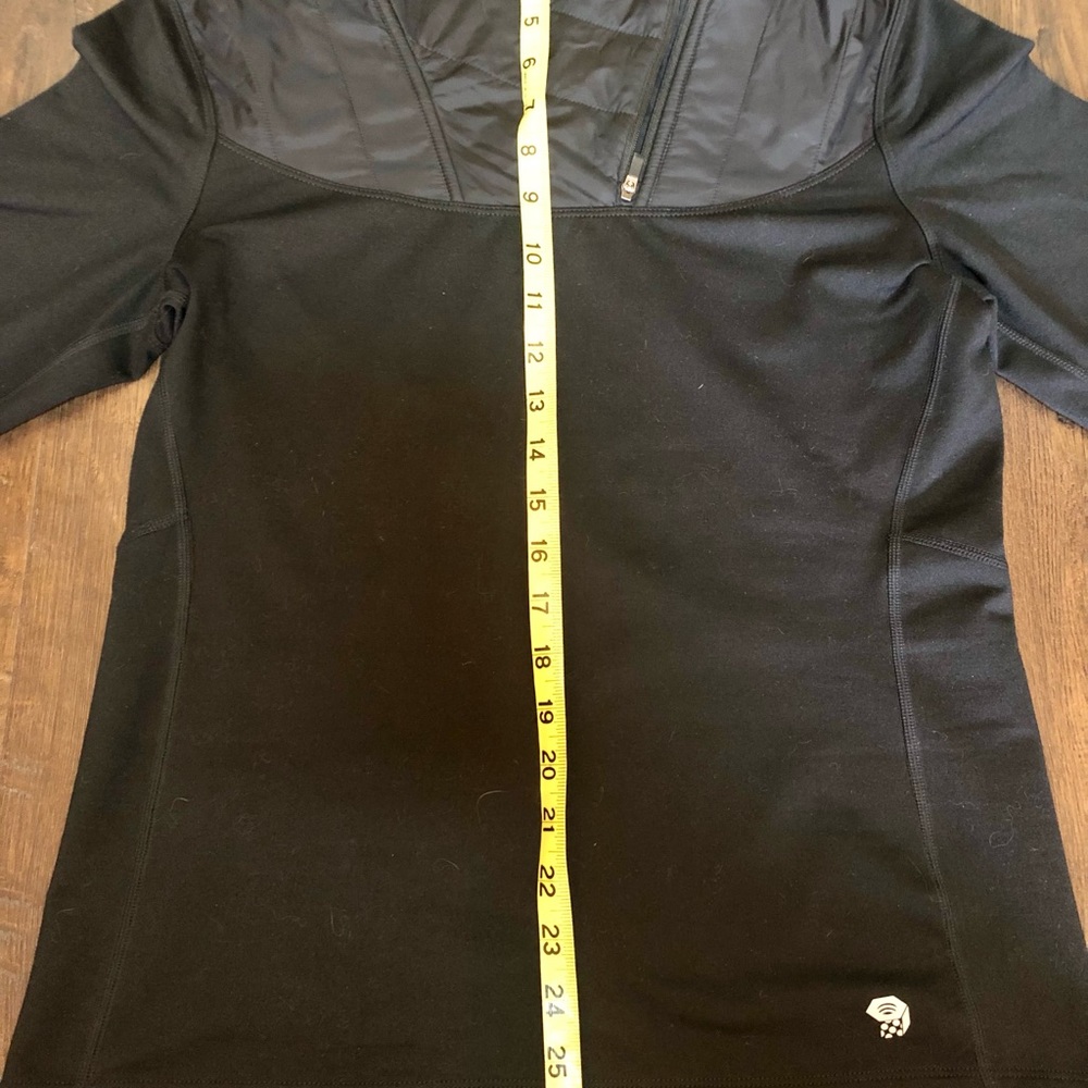 Mountain Hardware Black Pullover With Zipper Coll… - image 5